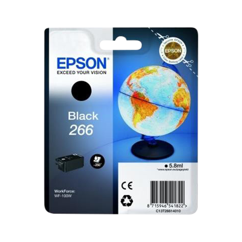 Epson 266 Cartridge Zwart