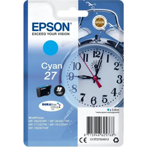 Epson 27 - Inktcartridge / Cyaan