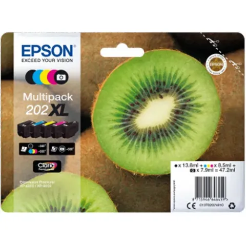 Epson Multipack 5-colours 202 Claria Premium Ink Easymail C13T02E74510