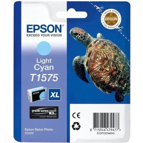 Epson T1575 - Inktcartridge / Licht Cyaan