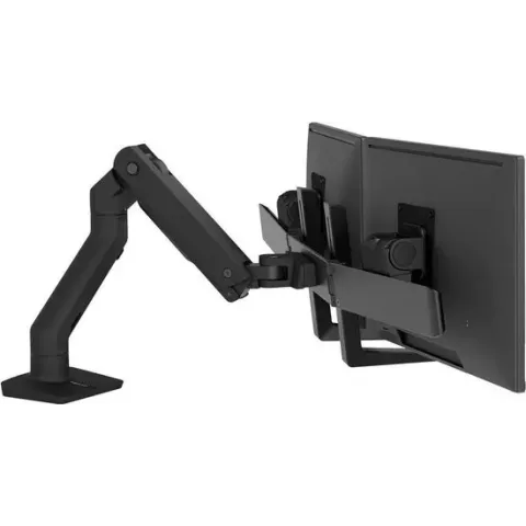 Ergotron HX Series 45-476-224 flat panel bureau steun 81,3 cm (32") Doorvoer Zwart