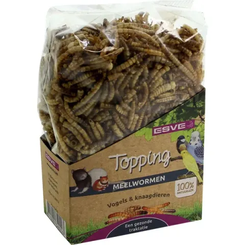 Esve Topping Meelwormen - Knaagdiersnack - 70 g