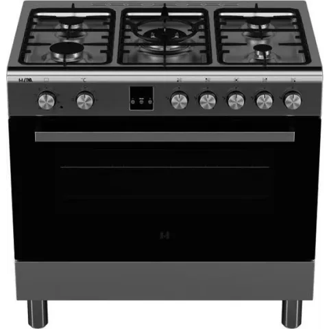 ETNA FG190RVS - Gas/elektro fornuis
