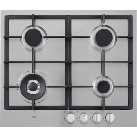 ETNA KG959RVSA - Gaskookplaat - met Wokbrander - RVS