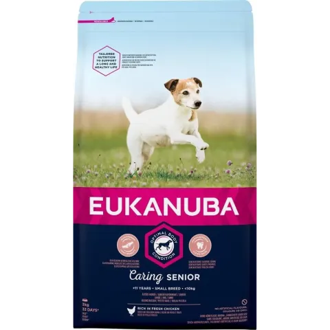 Eukanuba Caring Senior Small Breed Kip - Hondenvoer - 3 kg