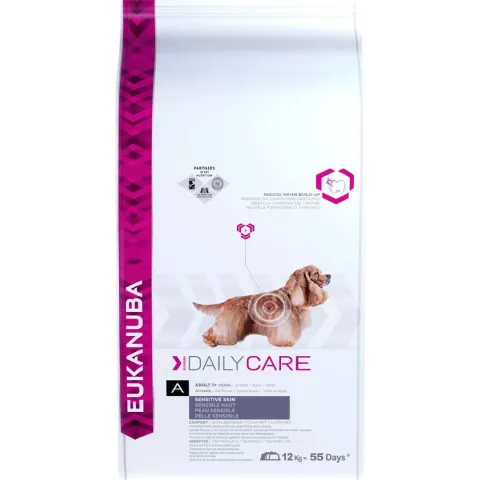 Eukanuba Daily Care - Medium Breed - Sensitive Skin - Hondenvoer - 12 kg
