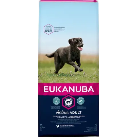 Eukanuba Dog Adult - Large Breed - Kip - Hondenvoer - 12 kg