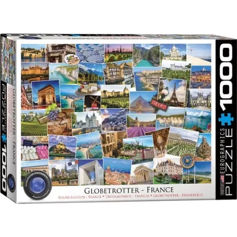 Eurographics puzzel France - Globetrotter - 1000 stukjes