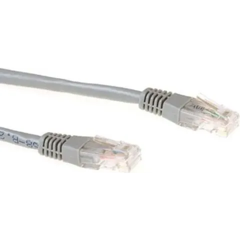 Ewent 1.0m Cat6 UTP netwerkkabel 1 m U/UTP (UTP) Grijs