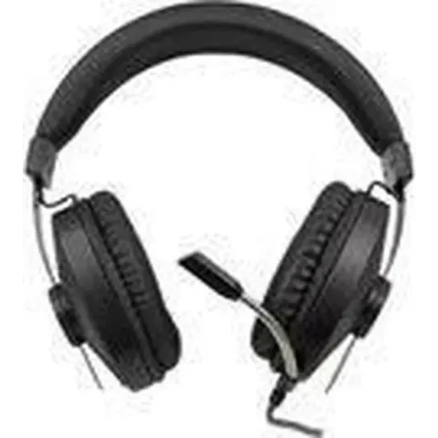 Ewent Gaming headset, 2x 3,5mm jack + USB voor LED verlichting (alleen PC), 1,5 m PL3321