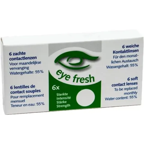 Eye Fresh zachte maandlenzen -3.50 - 6 stuks - Contactlenzen