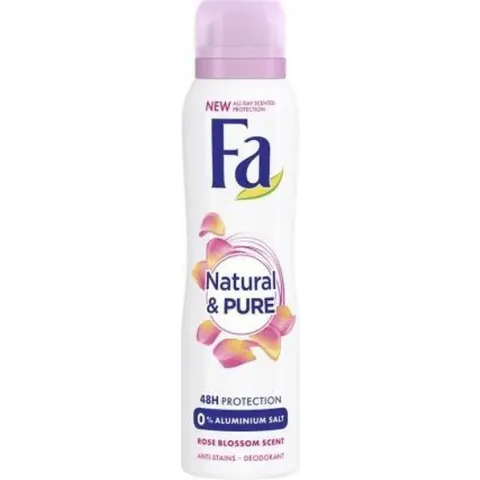 FA Deospray Natural & Pure Rose Blossom - 150 ml