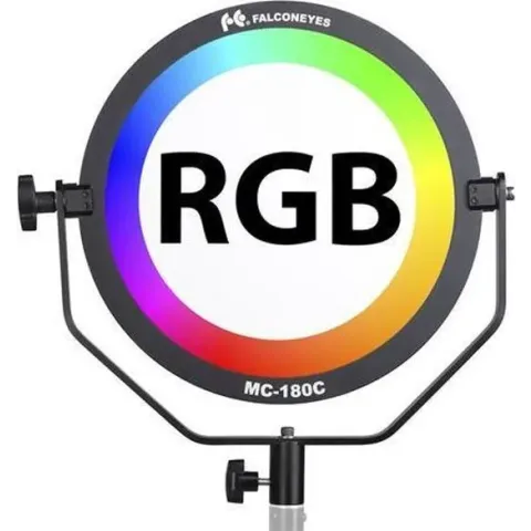 Falcon Eyes Studiolamp Mc-180c Rgb Led 18w 1300 Lux Zwart