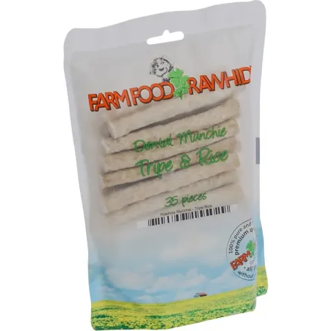 Farm Food Rawhide Dental Munchie Pens Hondensnacks - Rund - 10 cm 35 x 8 g