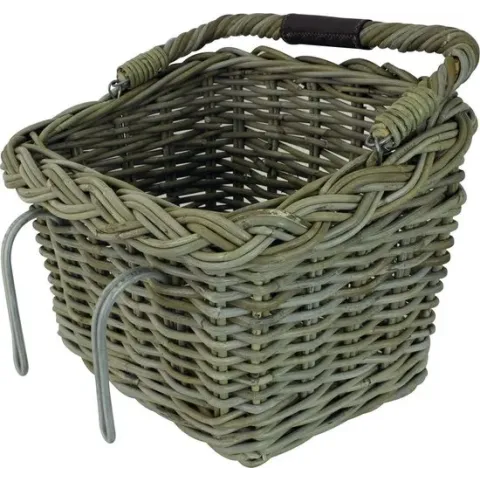 FastRider Fietsmand - Rotan - Rechthoekig - 16,5 liter - Naturel