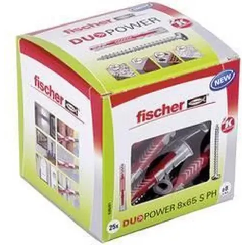 Fischer DUOPOWER 8x65 S PH LD 2-componenten plug 65 mm 8 mm 538261 25 stuk(s)