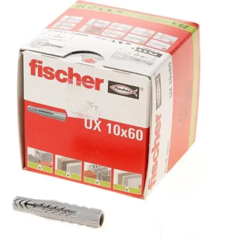 Fischer UX 10 x 60 Universele pluggen 60 mm 10 mm 62761 25 stuk(s)
