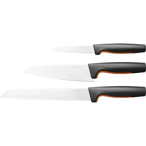 Fiskars Functional Form 3-delige Set Keukenmessen - Starter Set - RVS - Softouch Antislipbekleding
