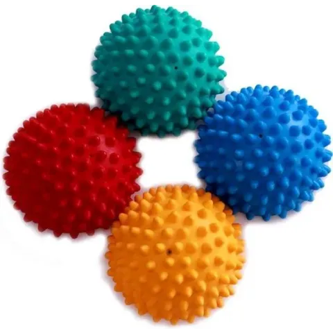 Fitpaws Balansdisk Paw Pods 13 Cm Pvc Rood/geel/blauw 5-delig