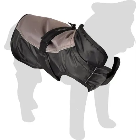 Flamingo Honden Winterjas Zane - Zwart - 40 - 46 cm x 30 cm