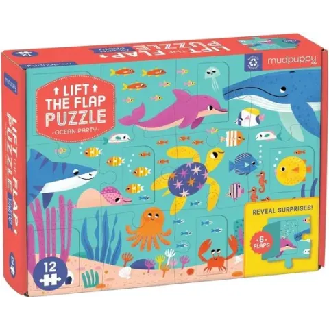 Flapjespuzzel Oceaan - 12st