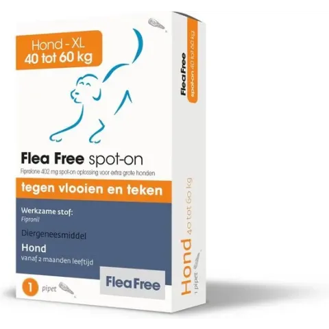 FLEA FREE SPOT ON HOND 40-60 KG - 1 PIPET