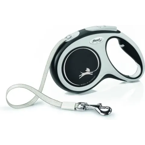 Flexi Rollijn New Comfort Tape M 5 m - Hondenriem - Zwart