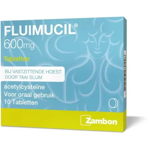 Fluimucil tablet 600mg ~ 10 st