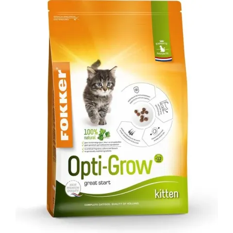 Fokker kat opti-grow kattenvoer 2,5 kg
