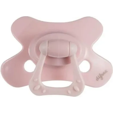 Fopspeen Difrax 6-12 maanden Natural Pure | Blossom roze