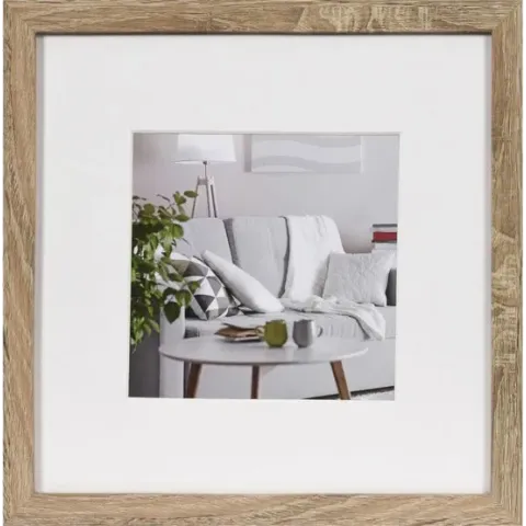 Fotolijst - Henzo - Modern - Fotomaat 30x30 - Lichtbruin