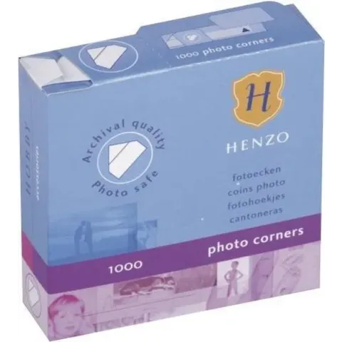 Fotoplakkers - Henzo - Fotohoekjes - 1000 Hoekjes - Wit