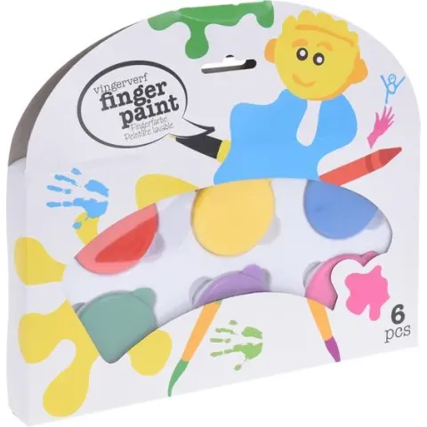 Free And Easy Vingerverf 6-delig Multicolor