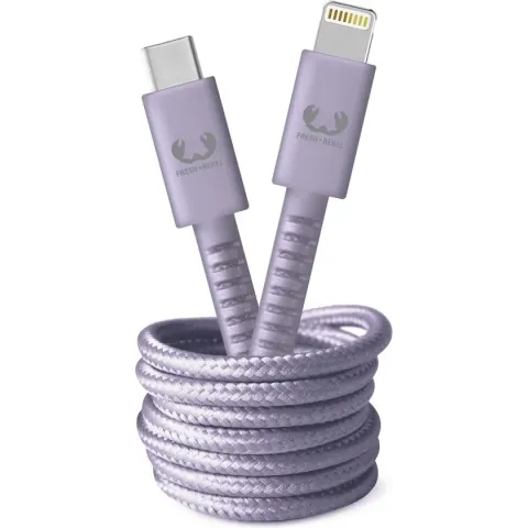 Fresh 'n Rebel - USB-C - Apple Lightning Fabriq cable  -  2.0m  -  Dreamy Lilac