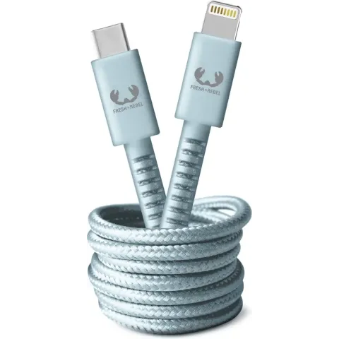 Fresh 'n Rebel - USB-C - Apple Lightning Fabriq cable  -  2.0m  -  Dusky Blue