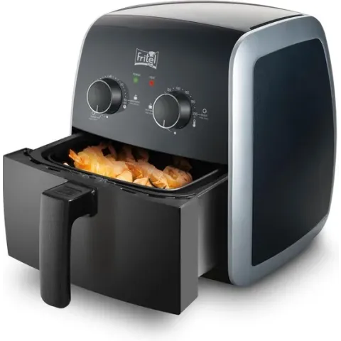 Fritel 5801 SnackTastic - Hetelucht friteuse 3.2L 1450W - Zwart/Grijs