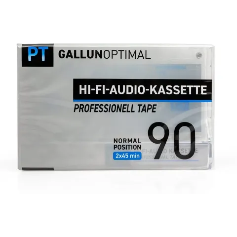 GallunOptimal audiocassettes 5 stuks 90 minuten PT90