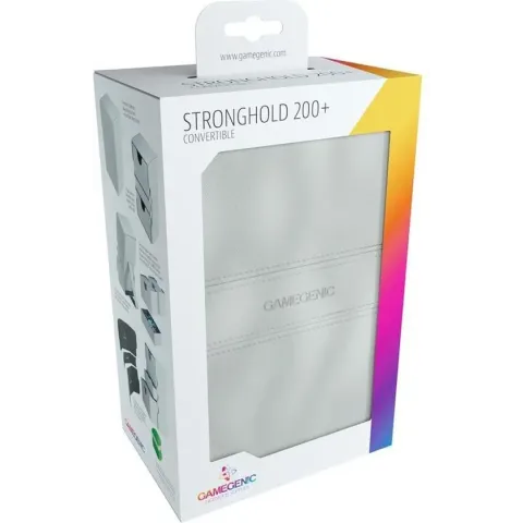 Gamegenic Stronghold 200+ Convertible White Deckbox