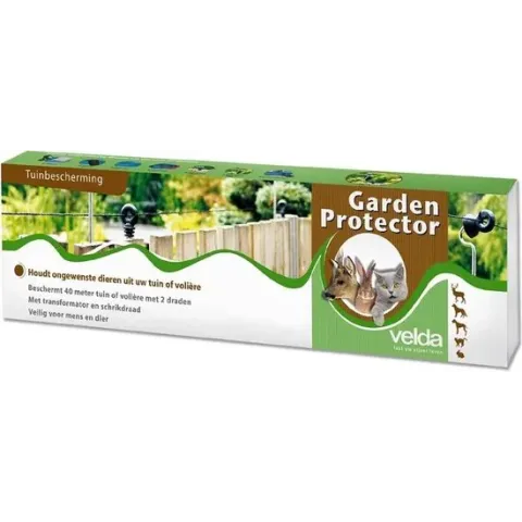 Garden Protector - Velda - Schrikdraad 80 meter wering honden, katten, reigers, ...
