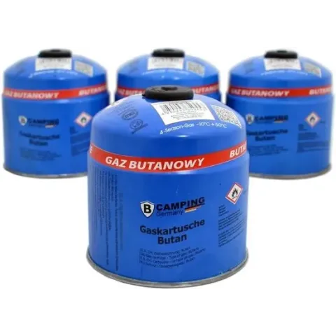 Gasblik | Gasbus | Camping Gasvulling | Met schroefventiel| Butaan Gas | 500g