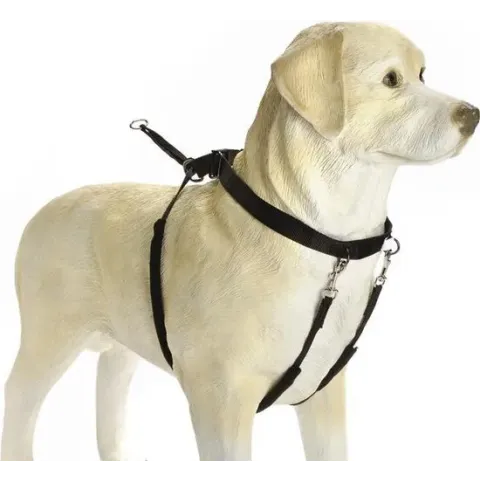 Gentle Walker Tuig - Hondentuigje - Zwart - M - 30-42 cm