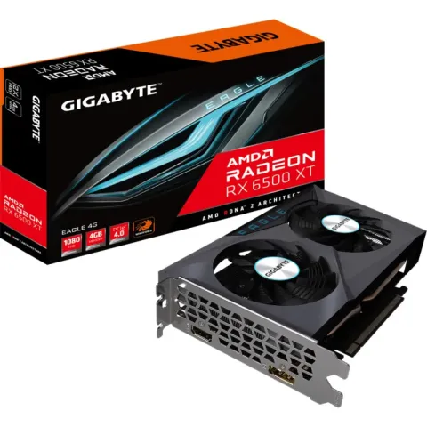 GIGABYTE Radeon RX 6500 XT Eagle 1x HDMI, 1x DisplayPort