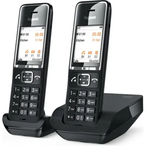 Gigaset COMFORT 550 Duo - comfortabele draadloze DECT telefoon met 2 handsets