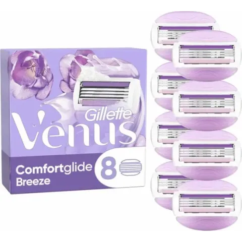 Gillette Venus Comfortglide Breeze Scheermesjes Voor Vrouwen - 8 Navulmesjes