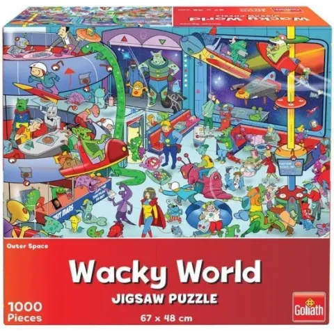 Goliath Wacky World Puzzel Outerspace 1000 Stukjes