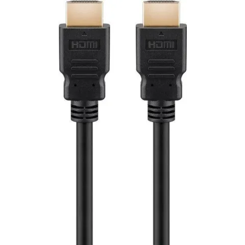 Goobay 41084 HDMI kabel 2 m HDMI Type A (Standaard) 2 x HDMI Type A (Standard) Zwart