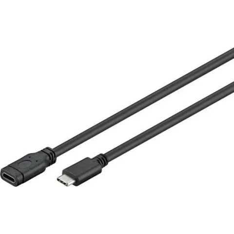 Goobay 45393 USB-kabel 1 m 3.2 Gen 1 (3.1 Gen 1) USB C Zwart