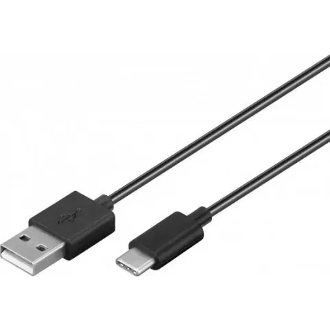Goobay 59122 USB-kabel 2 m USB 2.0 USB A USB C Zwart