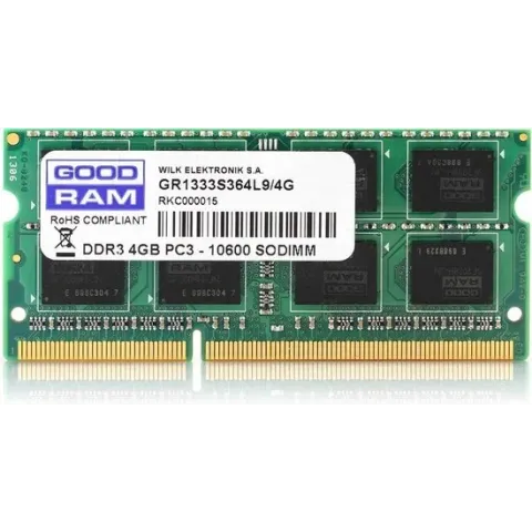 Goodram 4GB DDR3 SODIMM 1600MHz (1 x 4 GB)