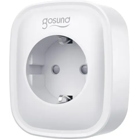 Gosund SP1 smart stopcontact enkel, met schakelaar, Alexa and Google Home compatible